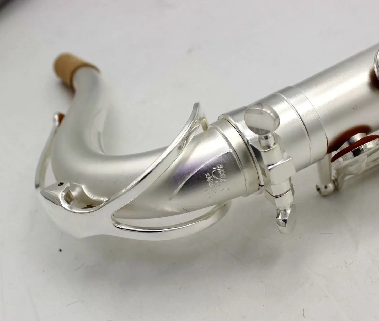 Professional New satin silver plated Tenor Saxophone tenor sax R54 type by music