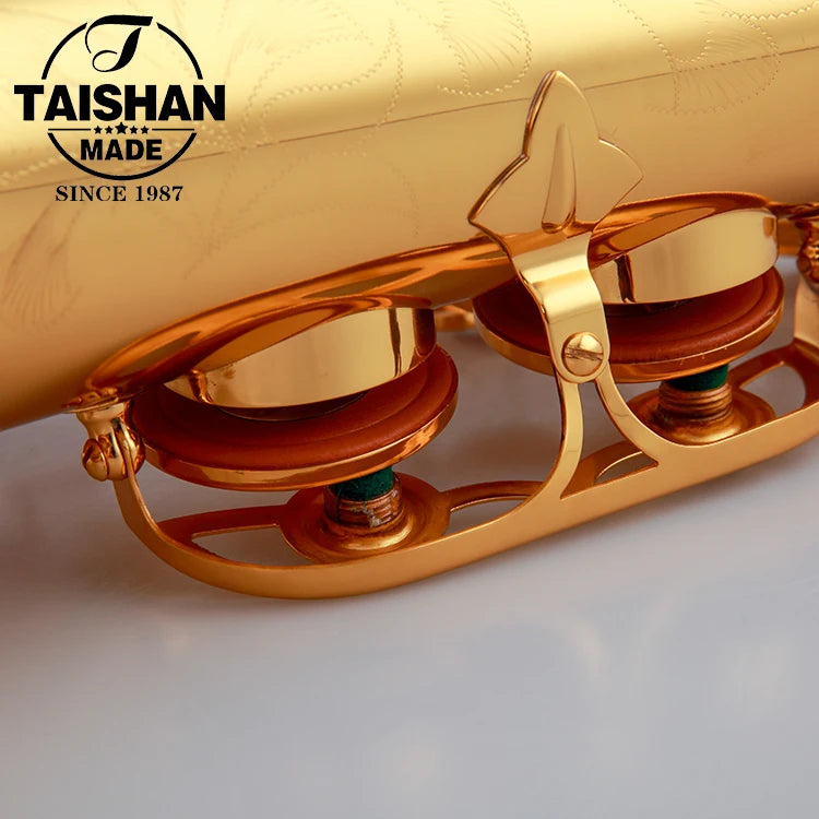 Professional Performance Grade Alto Saxophone Gold Lacquered Brass Eb Tone Alto sax