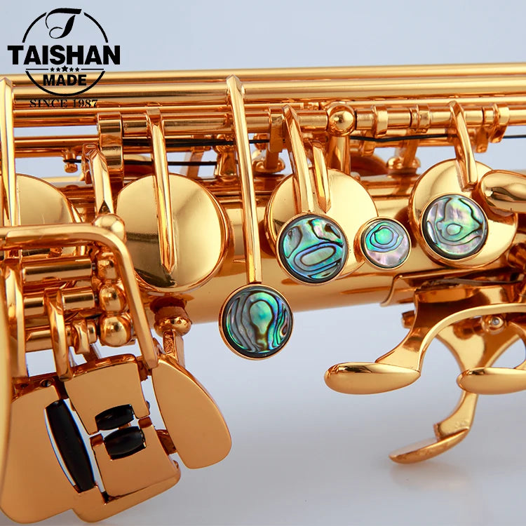 Professional Performance Grade Alto Saxophone Gold Lacquered Brass Eb Tone Alto sax