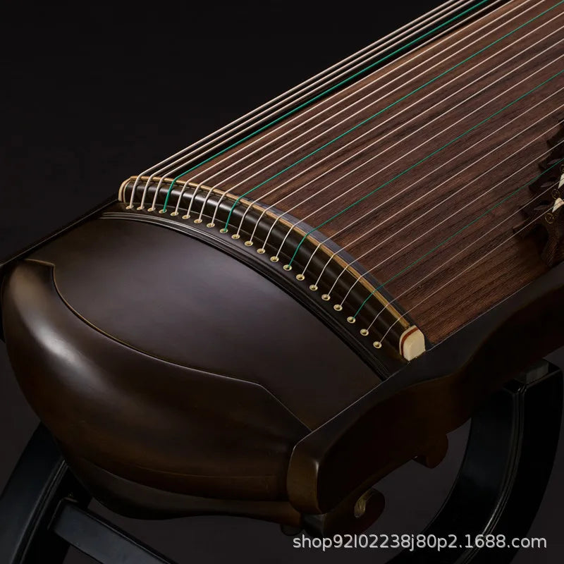 Professional Performance Grade Nanmu Guzheng Test Instrument Sandalwood Guzheng