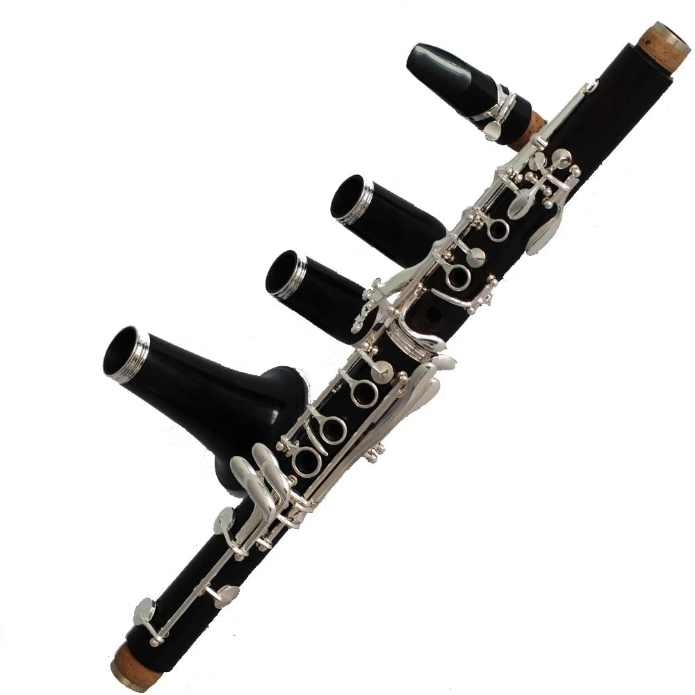 Professional ebony silver plated Bb Clarinet