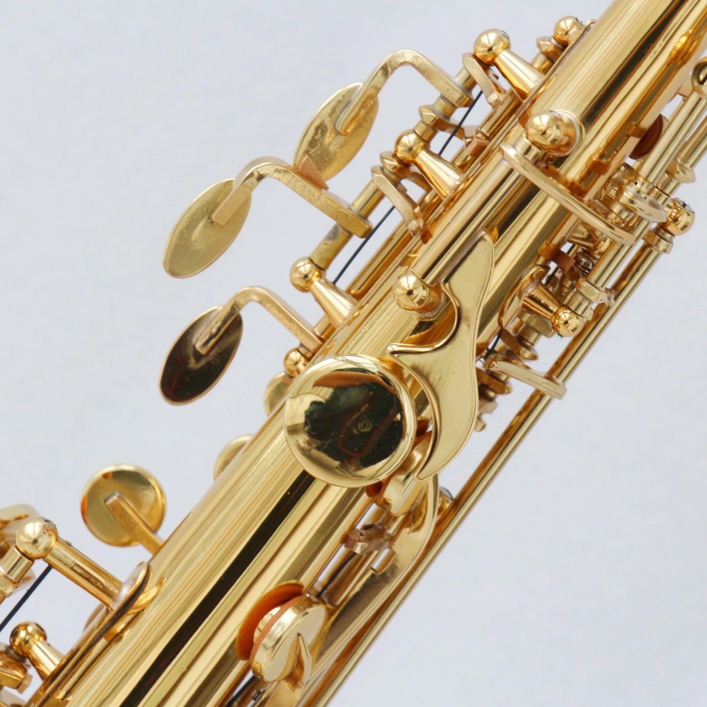 Professional factory price straight soprano saxophone brass body gold lacquer saxophone soprano