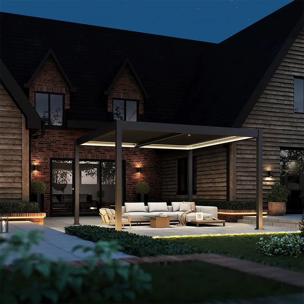 Professional gazebo hard top pergola garden tent gazebo outdoor with CE certificate company-logo Hangzh