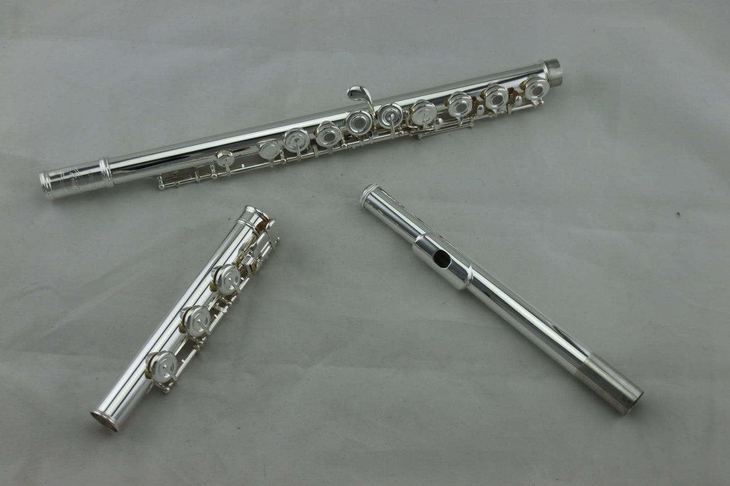 MMOOKA Professional grade 17 open hole Imported sterling silver body  flute