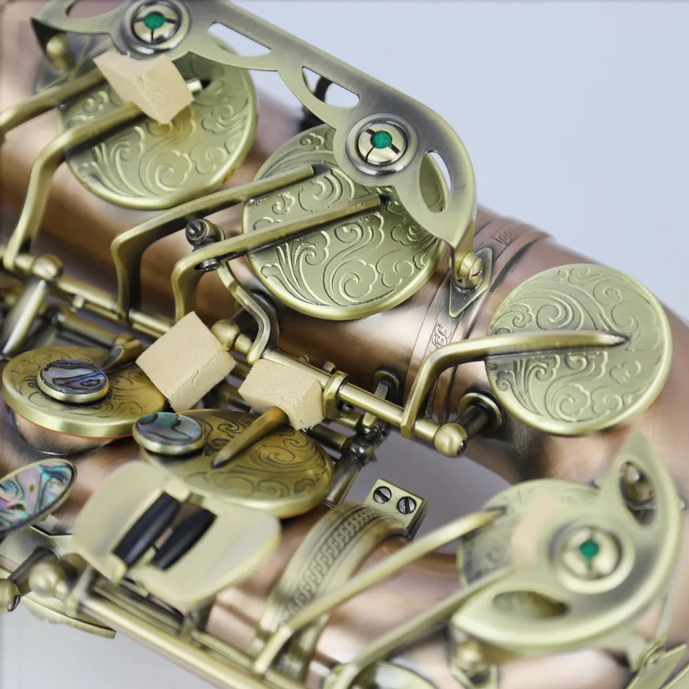 Professional musical instruments and cases, real picture alto saxophone, EB phosphor copper, retro art, free shipping