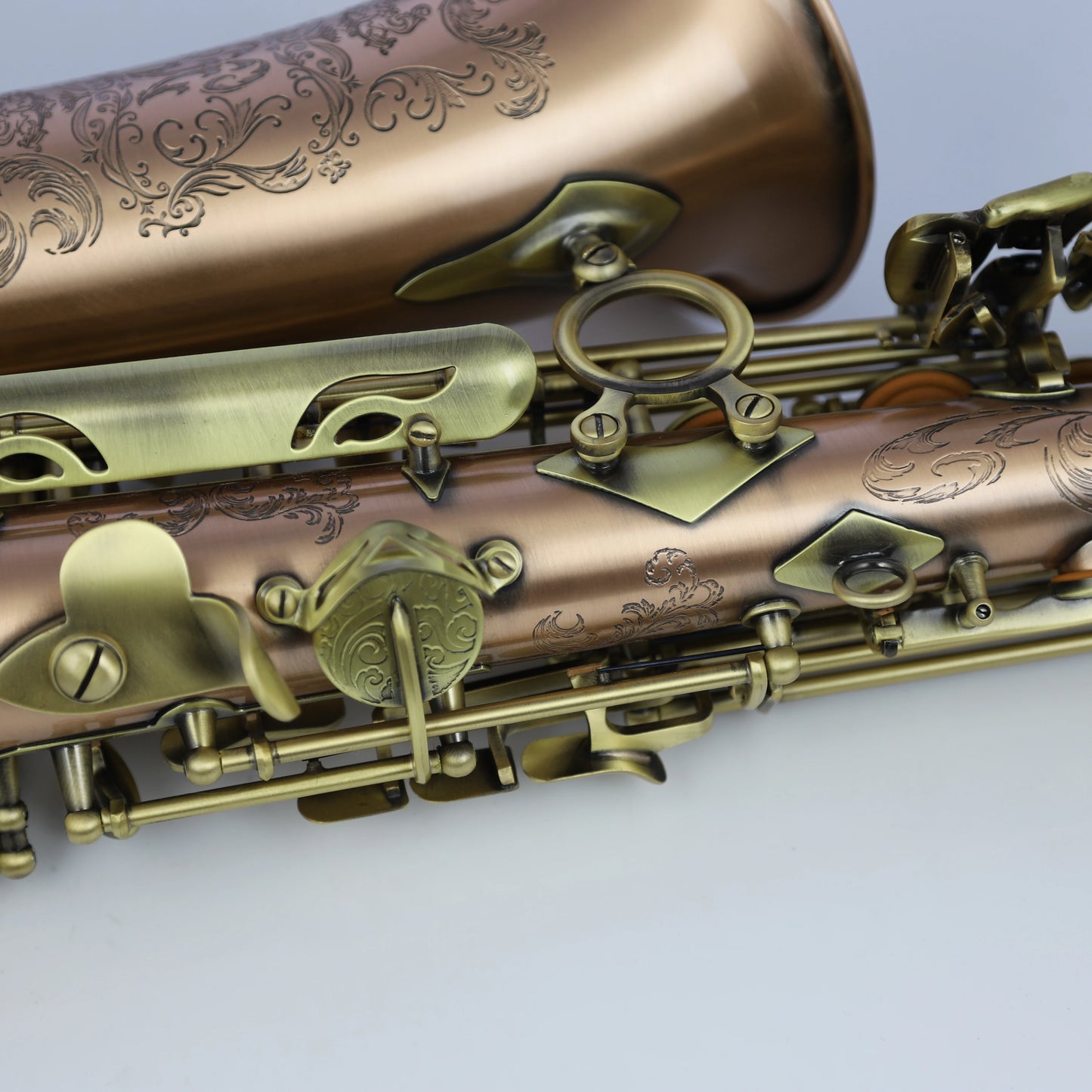 Professional musical instruments and cases, real picture alto saxophone, EB phosphor copper, retro art, free shipping