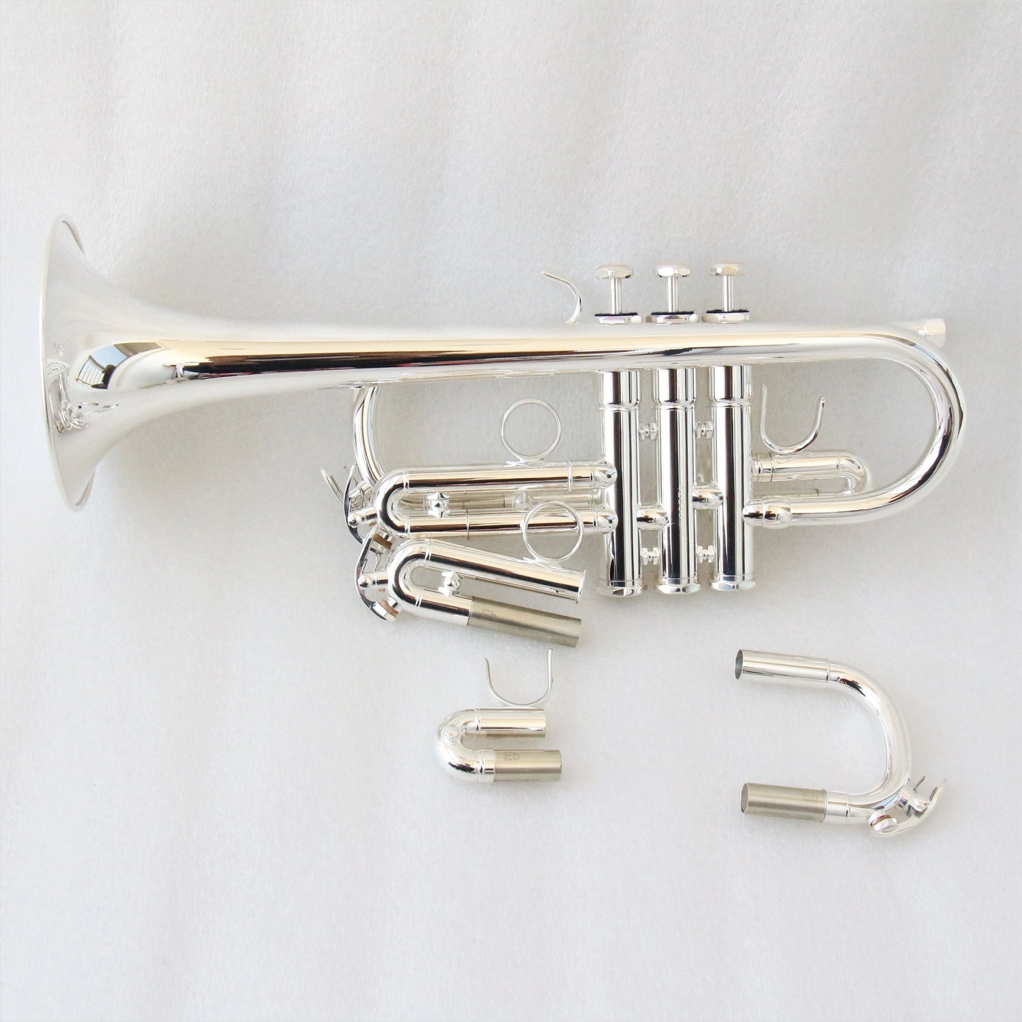 Professional trumpet for sale silver plated Eb/D special hexagonal valves trumpet