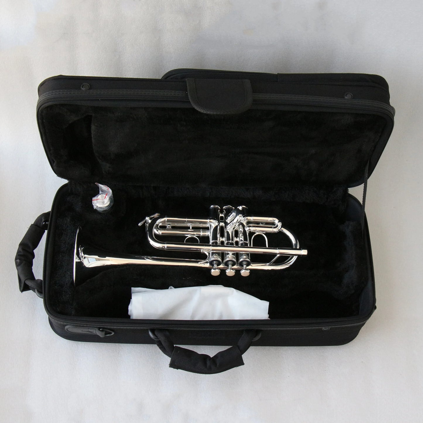 Professional trumpet for sale silver plated Eb/D special hexagonal valves trumpet