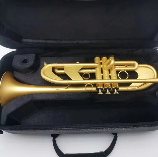 MMOOKA Professional weighted flax gold with gold plated S-001 high performance trumpet