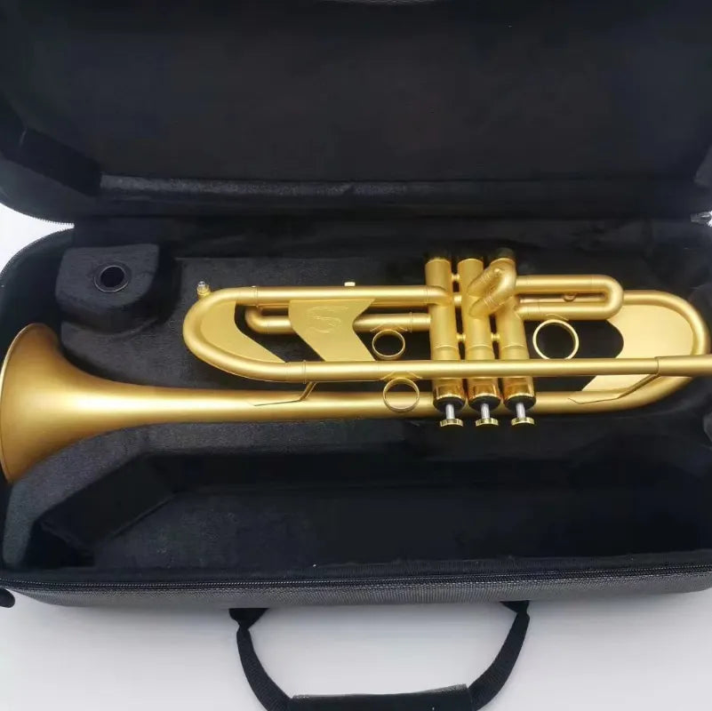 MMOOKA Professional weighted flax gold with gold plated S-001 high performance trumpet