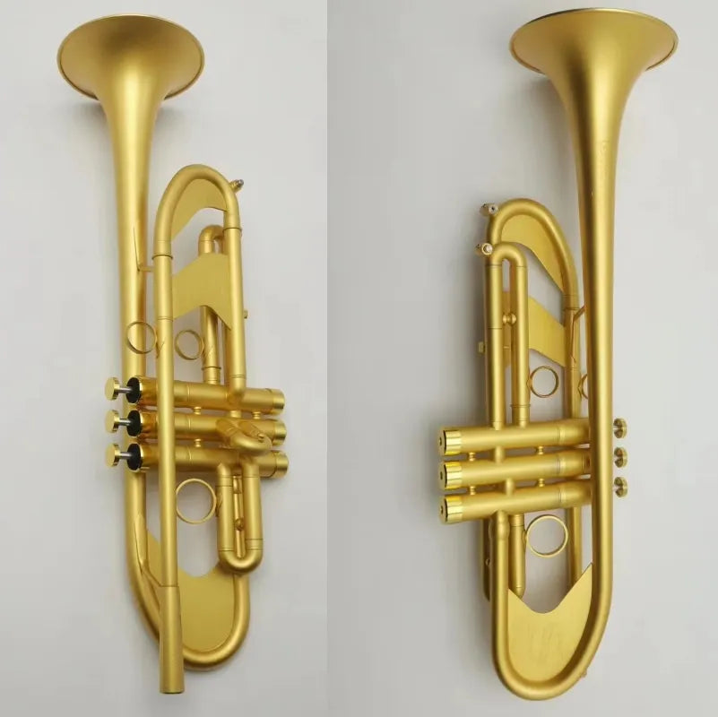 MMOOKA Professional weighted flax gold with gold plated S-001 high performance trumpet