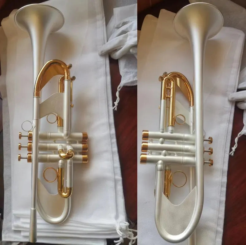 MMOOKA Professional weighted flax gold with gold plated S-001 high performance trumpet