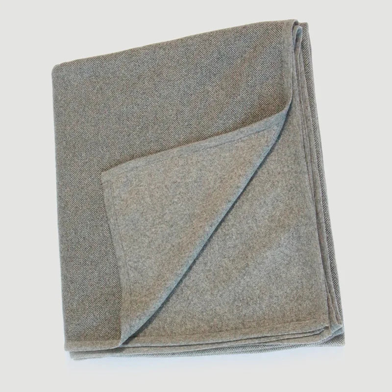 Pure color Cashmere carpet Blanket  Knitted  Warm Thick Cashmere Thick cashmere Large Stole Oversize Bed sheet Large Shawl  Gray