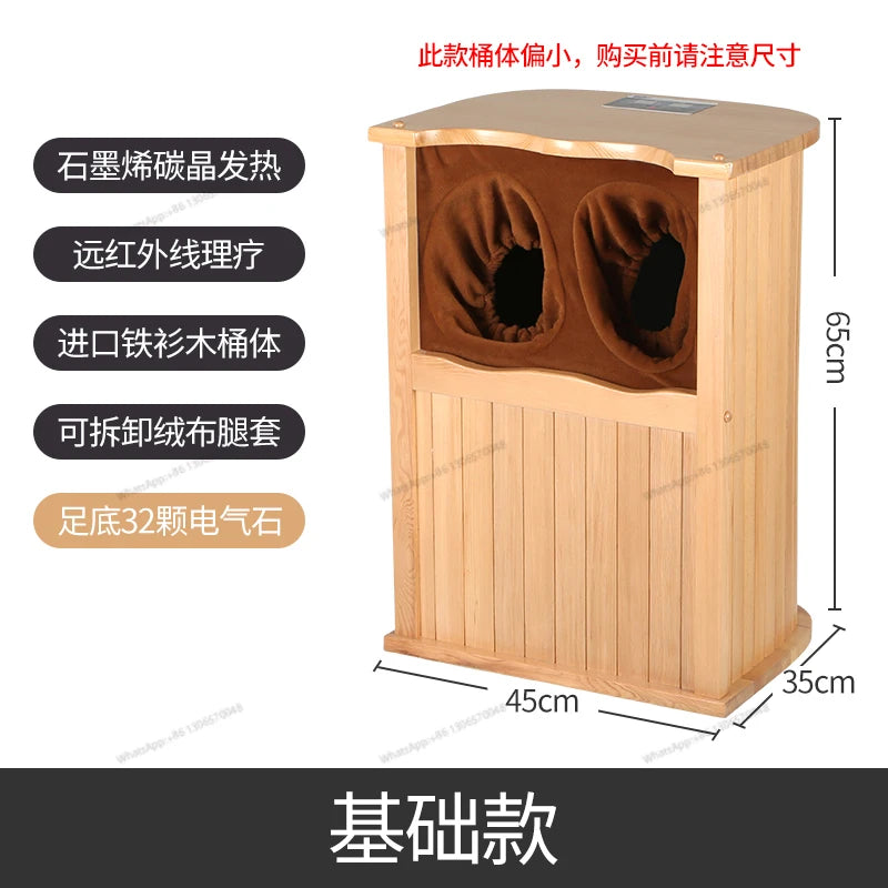 Pushing and pulling sweat steaming bucket, far infrared spectrum, sweat steaming room, household single person half body hologra