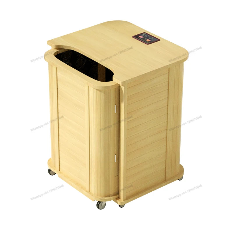 Pushing and pulling sweat steaming bucket, far infrared spectrum, sweat steaming room, household single person half body hologra