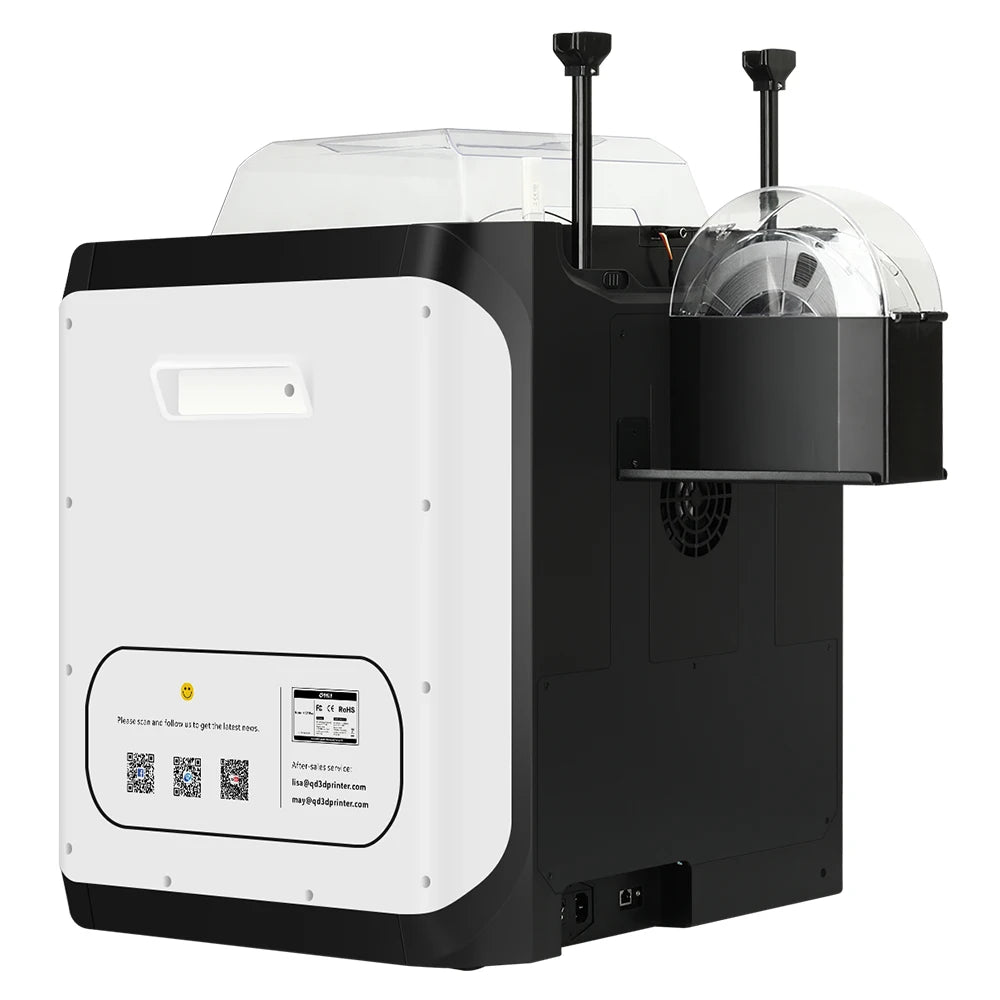 QIDI TECH X-CF Pro Industrial Grade 3D Printer, Automatic Intelligent Leveling Print Carbon Fiber&Nylon with QIDI Fast Slicer,