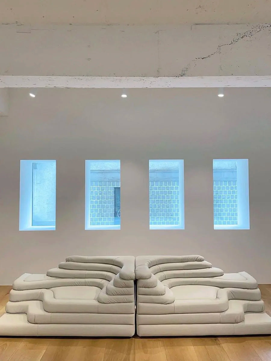 Qiutian sofa leather beauty salon profiled module combination clothing store online celebrity live broadcast room