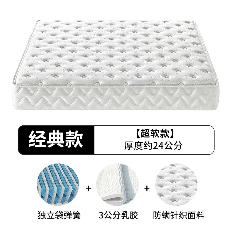 Queen Size Mattress Memory Foam Double Bed Size Permeable Support Anti Slip Spring Mattress Waterproof Matelas Salon Furniture
