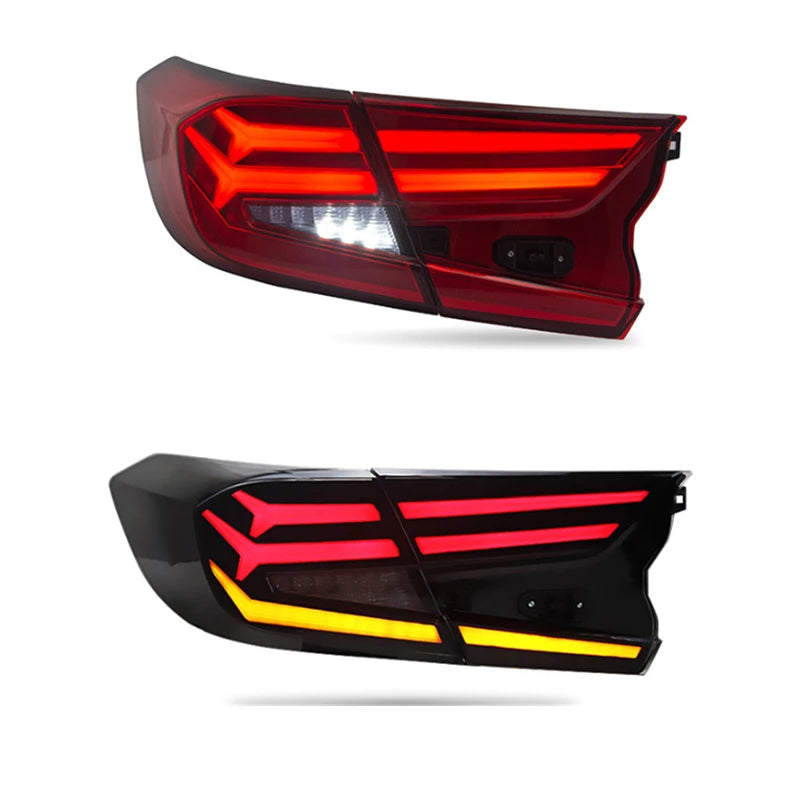 RTS Volle LED rückleuchten für accord limousine 10th Gen mit sequentielle schwanz lampe 2018 2019 Für Honda Accord rearlamp