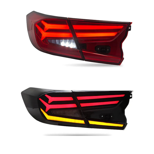 RTS Volle LED rückleuchten für accord limousine 10th Gen mit sequentielle schwanz lampe 2018 2019 Für Honda Accord rearlamp