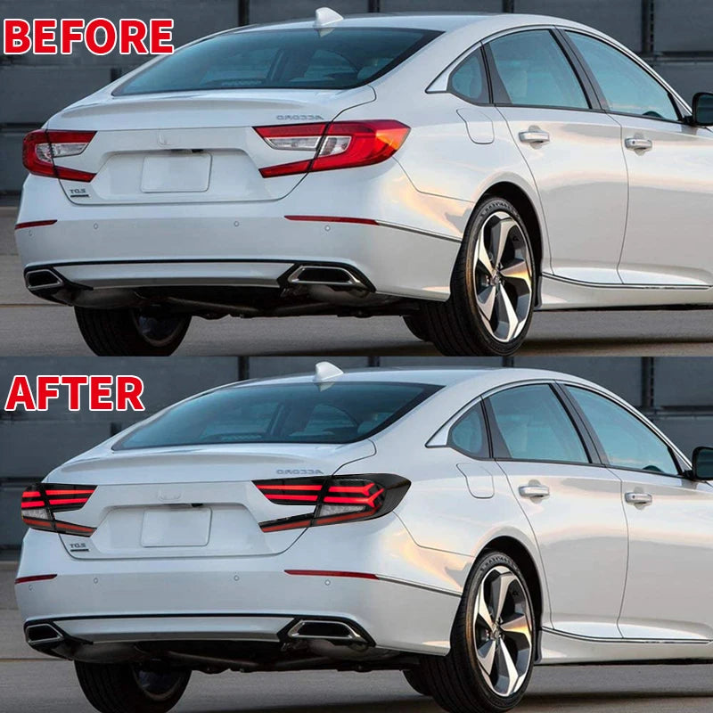 RTS Volle LED rückleuchten für accord limousine 10th Gen mit sequentielle schwanz lampe 2018 2019 Für Honda Accord rearlamp