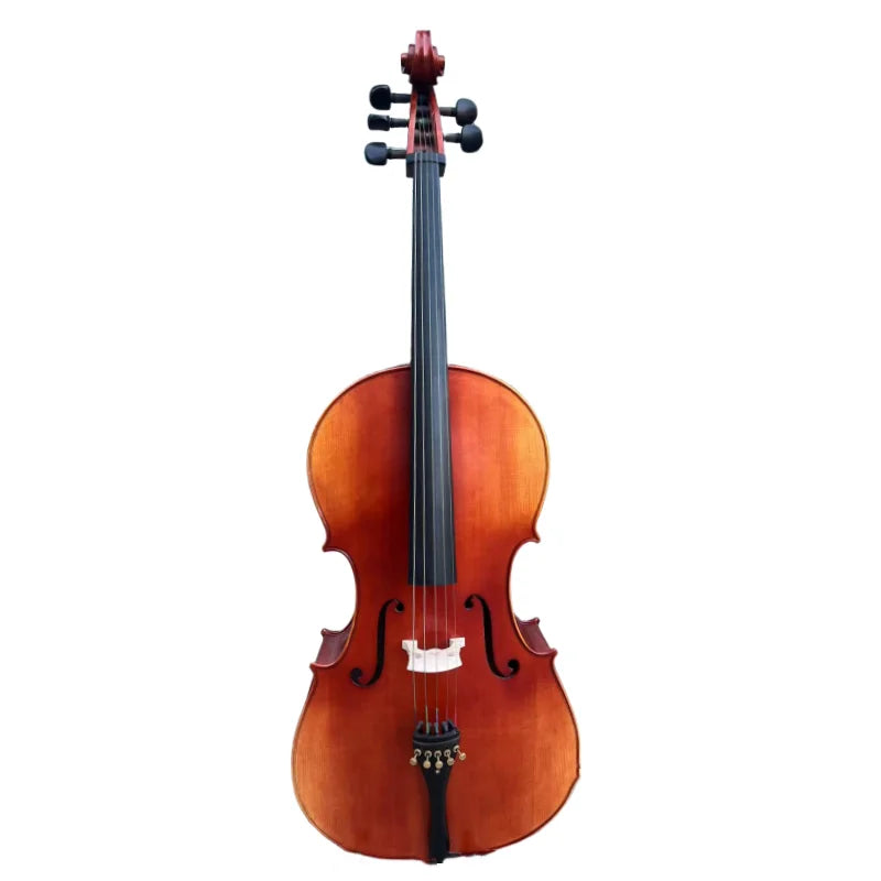 MMOOKA Rare Professional song maestro European tone 5 Strings Cello 4/4, Stradivarius Model