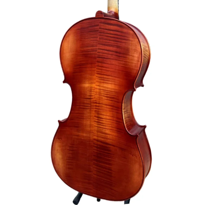 MMOOKA Rare Professional song maestro European tone 5 Strings Cello 4/4, Stradivarius Model