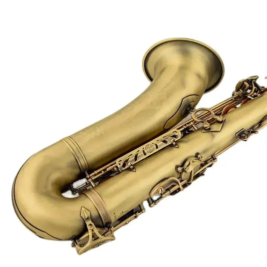 Real Pictures R54 Tenor Saxophone Reference Antique Copper B Flat Woodwind Instrument With Case Mouthpiece Reeds Neck