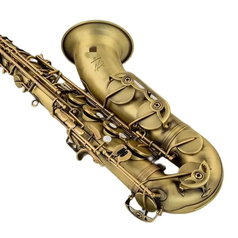 Real Pictures R54 Tenor Saxophone Reference Antique Copper B Flat Woodwind Instrument With Case Mouthpiece Reeds Neck