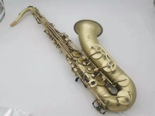 Real Pictures YTS-62 Tenor Saxophone Reference Antique Copper B Flat Woodwind Instrument With Case Mouthpiece Reeds Neck