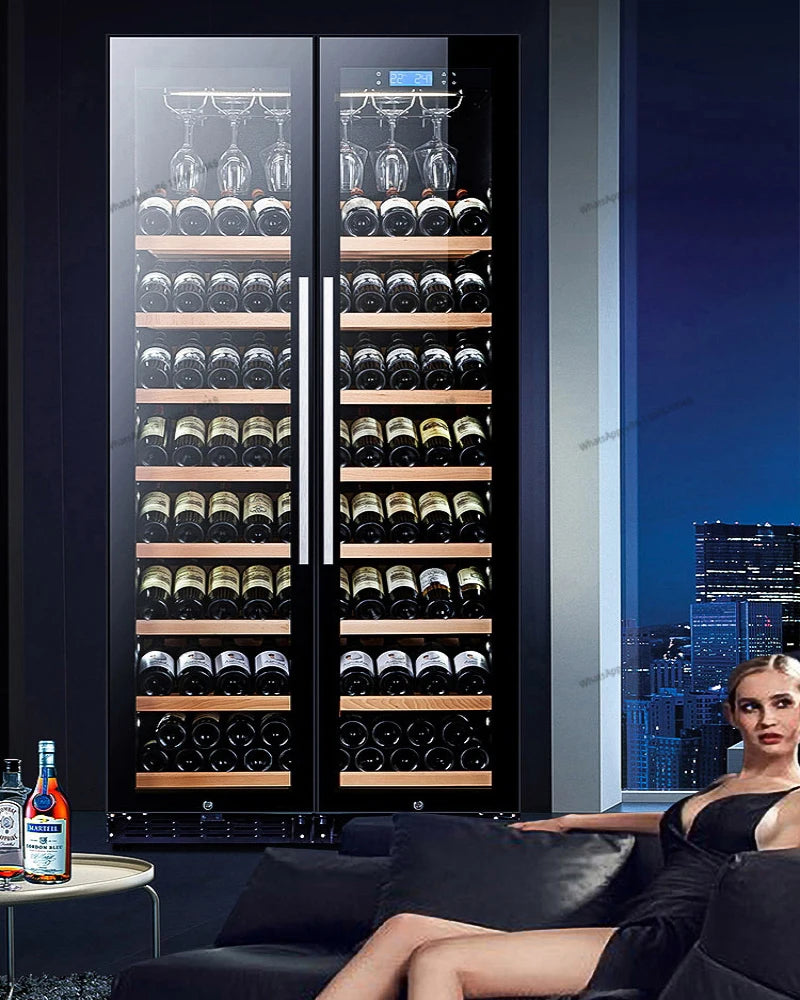 Red wine cabinet, constant temperature wine cabinet, hotel, household, commercial, double door, large capacity customized refrig