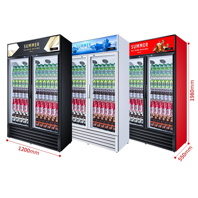 Refrigerated Display Fresh Keeping Cabinet Vertical Beverage Cabinet Fresh-keeping Cabinet