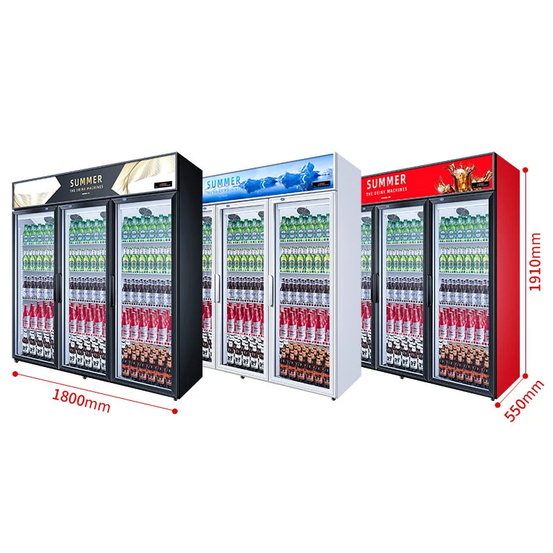 Refrigerated Display Fresh Keeping Cabinet Vertical Beverage Cabinet Fresh-keeping Cabinet