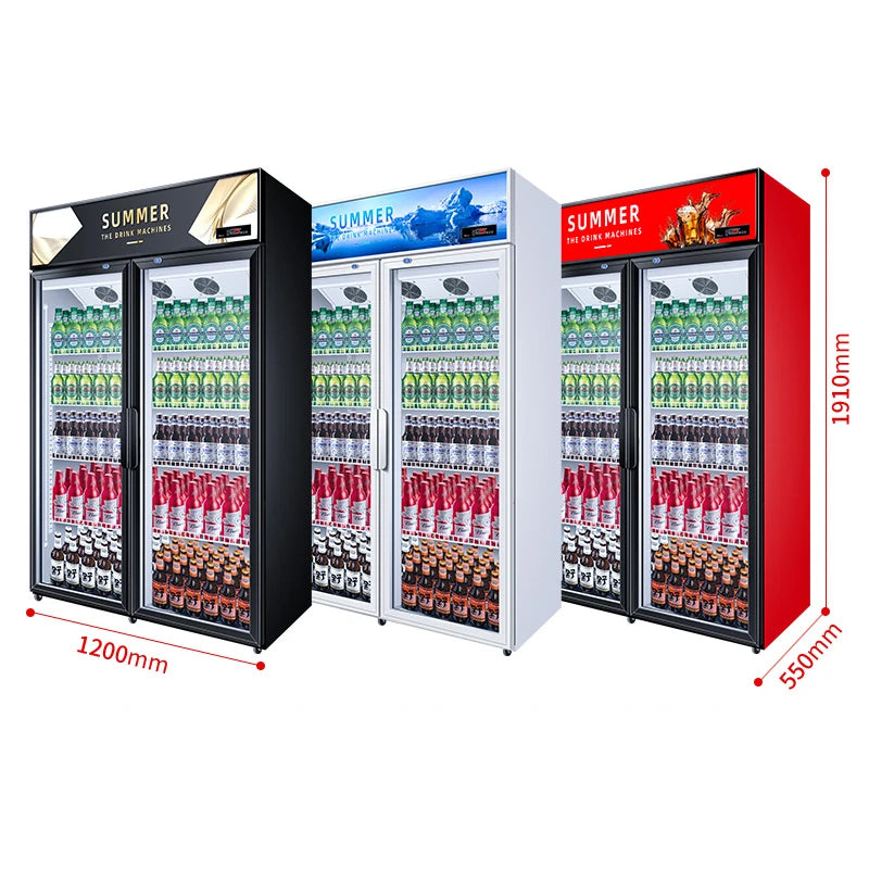 Refrigerated Display Fresh Keeping Cabinet Vertical Beverage Cabinet Fresh-keeping Cabinet