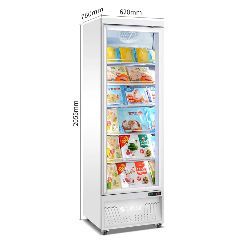 Refrigeration display cabinet vertical air-cooled low-temperature freezer commercial refrigerator display cabinet large-capacity