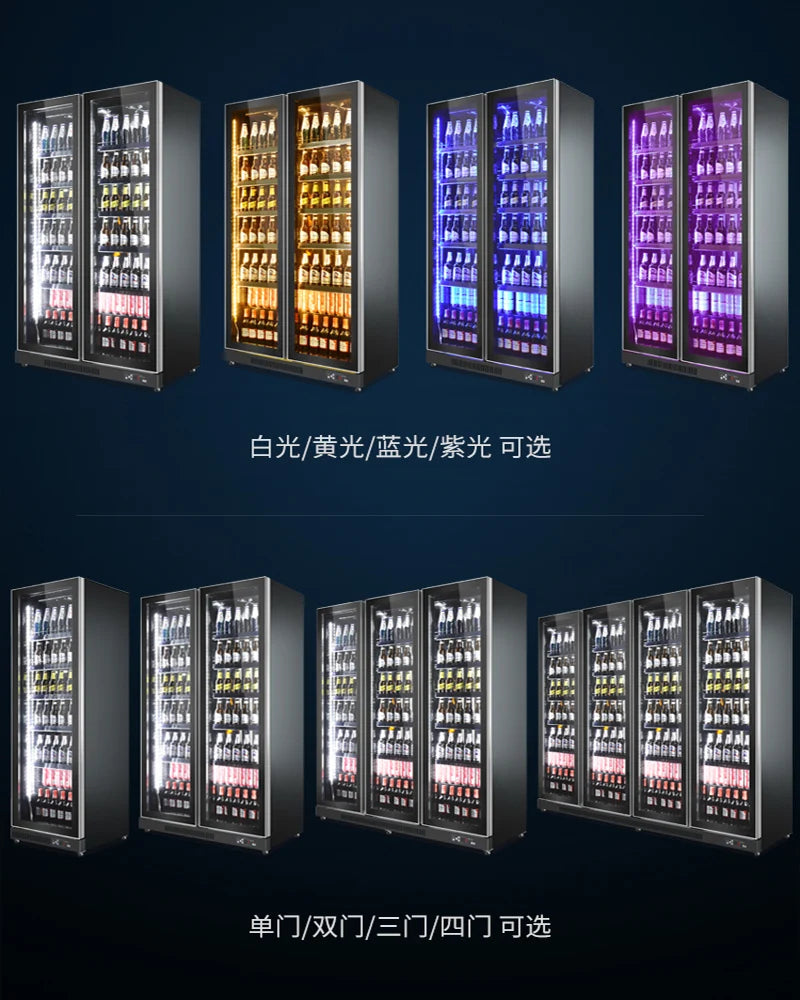 Refrigerator commercial beer cabinet online celebrity refrigerated display cabinet bar refrigerator vertical supermarket freezer