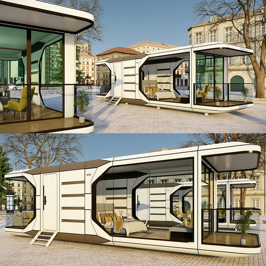 Residential container mobile house mobile plank house feature mobile cabin intelligent integrated landscape home stay cabin