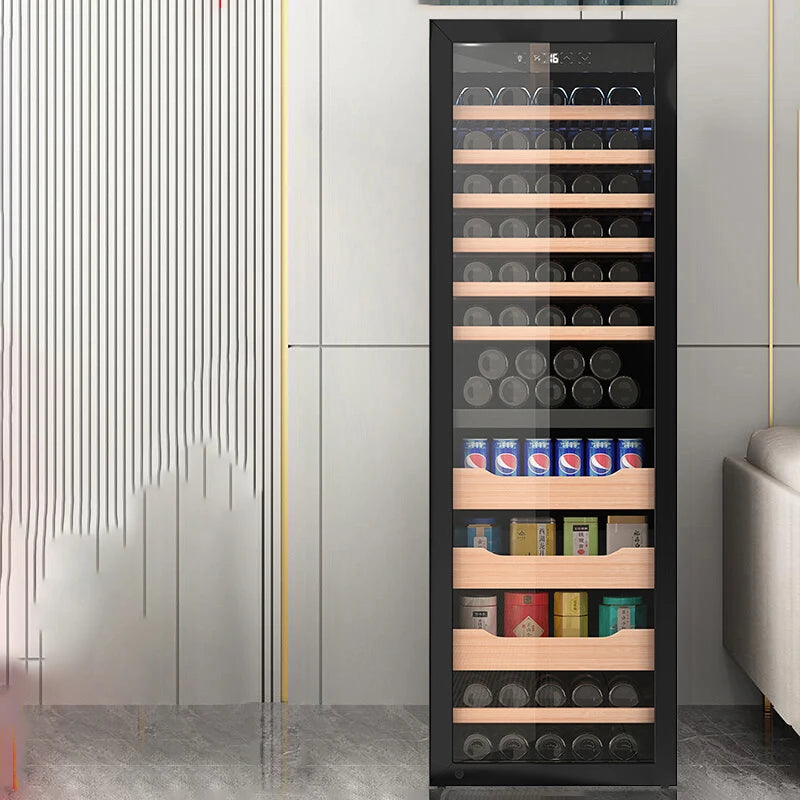 Restaurant, living room, constant temperature storage, 108 pieces of pressed red wine cabinet, hanging cup, household small wine