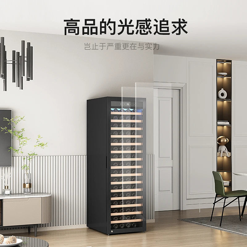 Restaurant, living room, constant temperature storage, 108 pieces of pressed red wine cabinet, hanging cup, household small wine