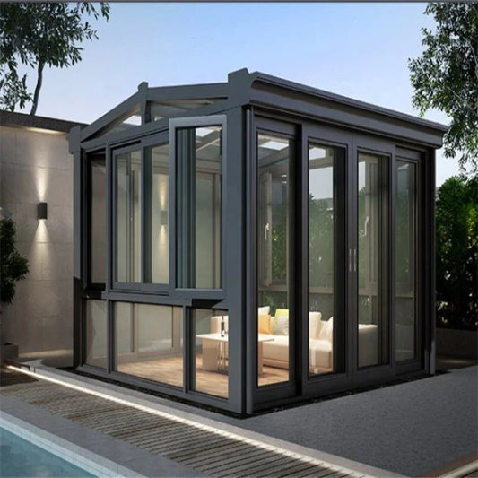 Retractable Roof Above Ground Patio Enclosures Outdoor Swimming Pool Covers Telescopic Customized Sunroom