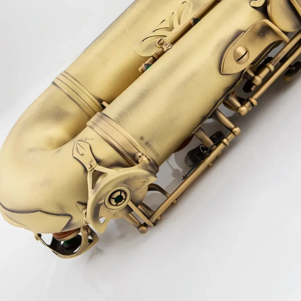 Retro 54 professional tenor saxophone B flat high-quality voice jazz instrument nostalgic one-to-one carving pattern sax tenor