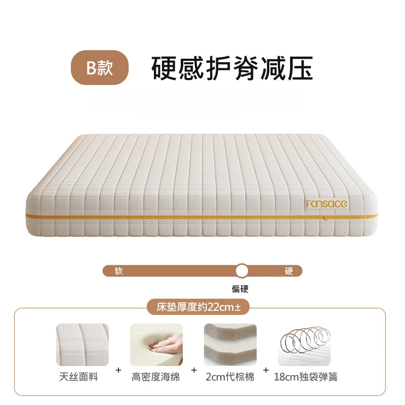 Roll Spring Mattresses Memory Foam Folding Thickness Foldable Queen Mattresses King Size Spring Colchoneta Bedroom Furniture