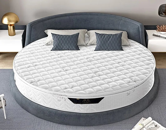 Round Mattress Folding Simmons Spring Latex 2-meter Round Hotel Hotel Round Mattress Customization