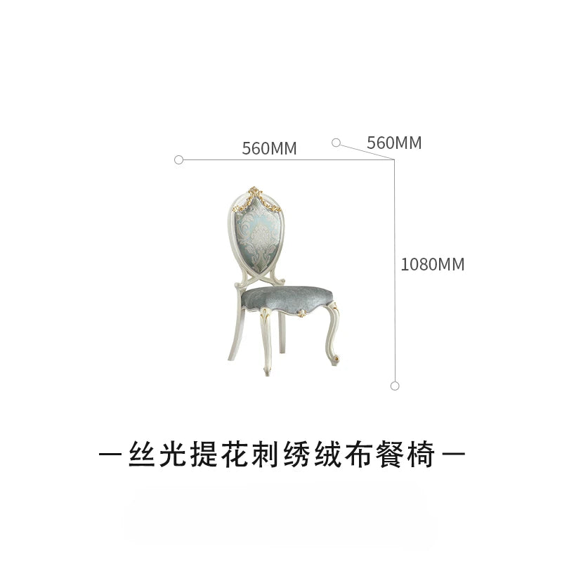 Round dining table, small dining table, simple solid wood dining table combination