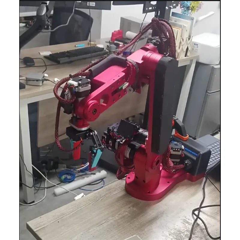 AR4 6DOF Robot Arm Robotic Arm Desktop Mechanical Arm with Motor Controller ROS Open Source 2KG Load with/no Electric Fixture