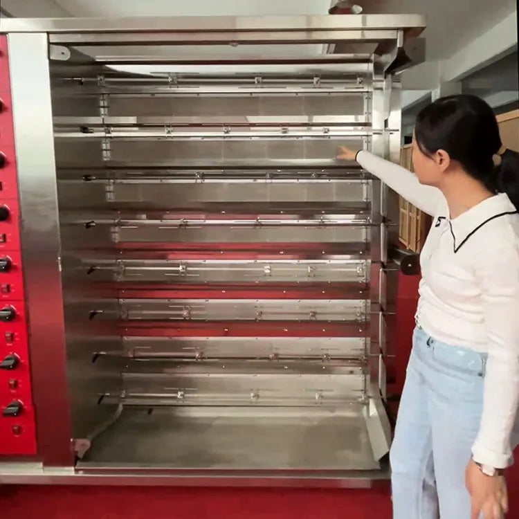 ANTNX best price vertical double door gas 2 to 8 rods commercial roasted chicken rotisseries machine chicken rotisserie oven ANTNX.COM