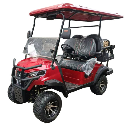 ANTNX Sightseeing 60V 72V Lithium Battery 4 Wheel Drive 4000W 5000W 7500W 4 Seater Electric Golf Cart With Luggage Carrier ANTNX.COM