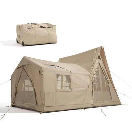 ANTNX 5-6 Person Oxford Fabric Inflatable Tent UV Protected Summer Tent Lightweight Portable Waterproof Beach  Tents Camping Outdoor ANTNX.COM