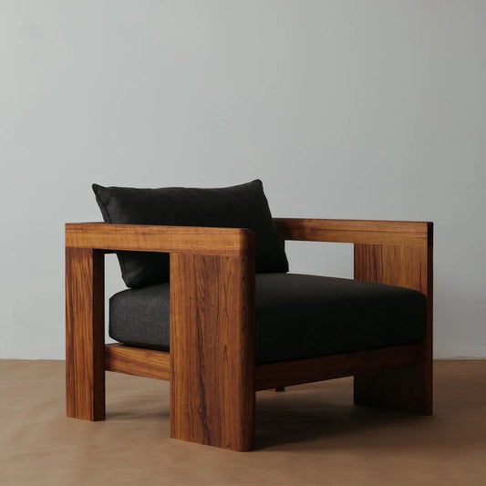 ANTNX Individual Wooden Living Room Chairs Modern Design Design Relax Living Room Chairs Balcony Luxury Sillon Lounge Suite Furniture ANTNX.COM
