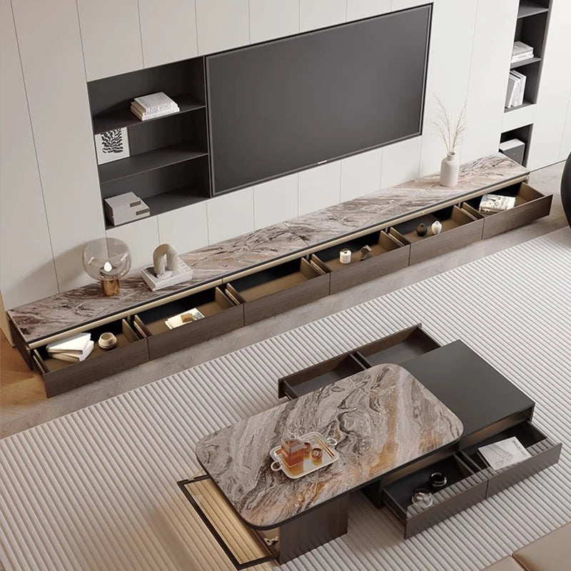 ANTNX Nordic Shelf Tv Stands Living Room Mobile Display Luxury Drawers Tv Table Designer Storage Movies Muebles Replica Furniture ANTNX.COM